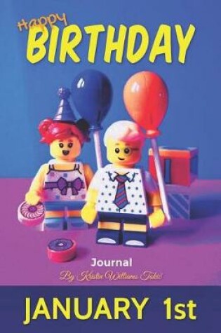 Cover of Happy Birthday Journal January 1st