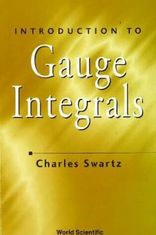 Cover of Introduction To Gauge Integrals