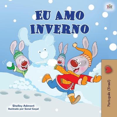 Book cover for I Love Winter (Portuguese Book for Kids -Brazilian)