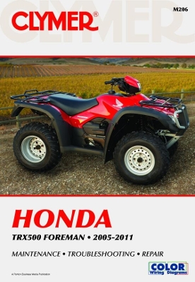 Book cover for Honda TRX500 Foreman Series ATV (2005-2011) Service Repair Manual