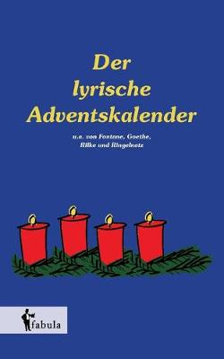 Book cover for Der lyrische Adventskalender