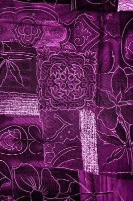 Book cover for Quilted Pattern Quilt Purple Journal