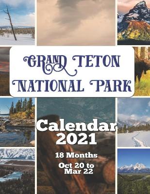 Book cover for Grand Teton National Park Calendar 2021