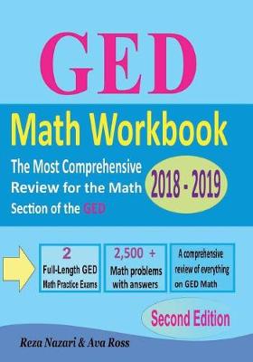 Book cover for GED Math Workbook 2018 - 2019