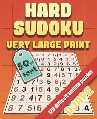 Book cover for Hard Sudoku Very Large Print