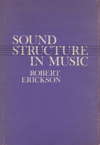 Book cover for Sound Structure in Music