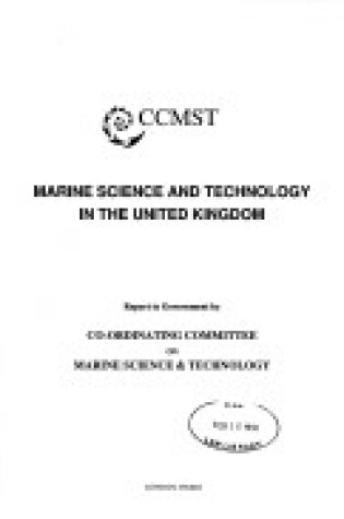 Cover of Marine Science and Technology in the United Kingdom