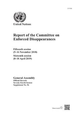 Cover of Report of the Committee on the Enforced Disappearances