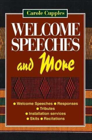 Cover of Welcome Speeches and More