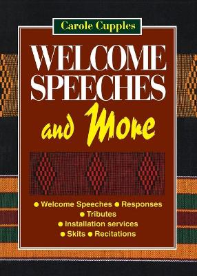 Cover of Welcome Speeches and More