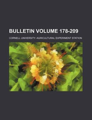 Book cover for Bulletin Volume 178-209