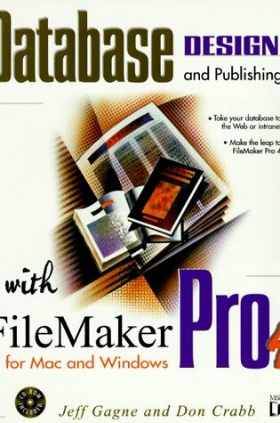 Cover of Database Design Publishing with Filemaker Pro 4 MAC and Windows