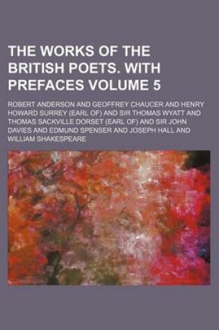 Cover of The Works of the British Poets. with Prefaces Volume 5