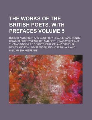 Book cover for The Works of the British Poets. with Prefaces Volume 5