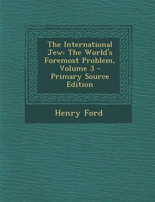 Book cover for The International Jew