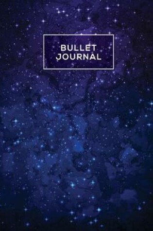 Cover of Bullet Journal Quarterly Planner with Blank Yearly & Monthly Calendar, and Habit Tracker, 120 Dot Grid & 15 Lined Pages, 8.5x11in, Midnight Star Light