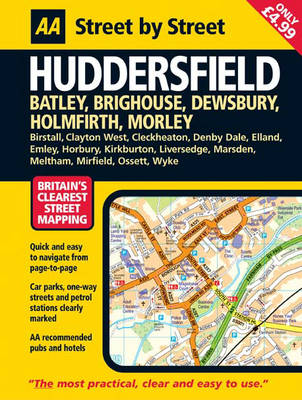 Cover of AA Street by Street Huddersfield