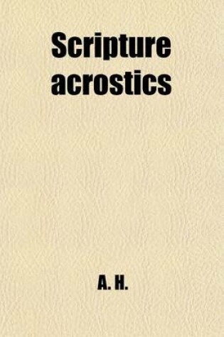 Cover of Scripture Acrostics