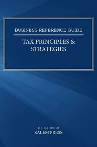 Cover of Tax Principles & Strategies