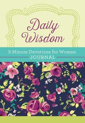 Book cover for Daily Wisdom: 3-Minute Devotions for Women Journal