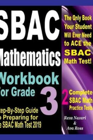 Cover of Sbac Mathematics Workbook for Grade 3