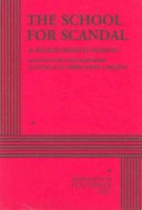 Book cover for The School for Scandal