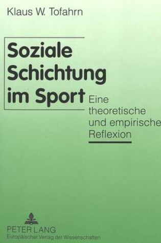 Cover of Soziale Schichtung Im Sport