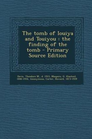Cover of The Tomb of Iouiya and Touiyou