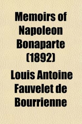 Cover of Memoirs of Napoleon Bonaparte (1892)