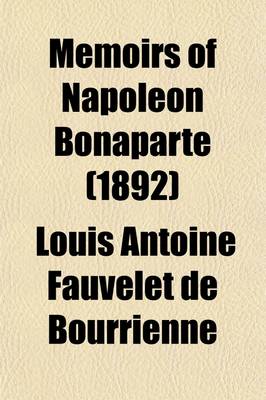 Book cover for Memoirs of Napoleon Bonaparte (1892)