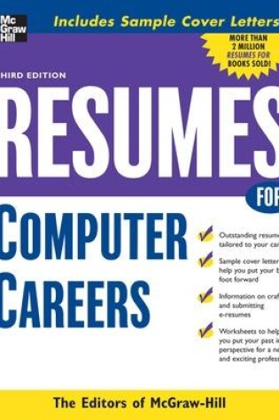Cover of Resumes for Computer Careers