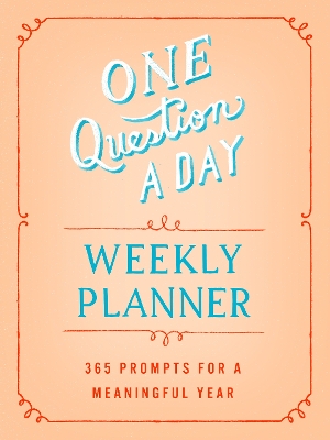 Book cover for One Question a Day Weekly Planner