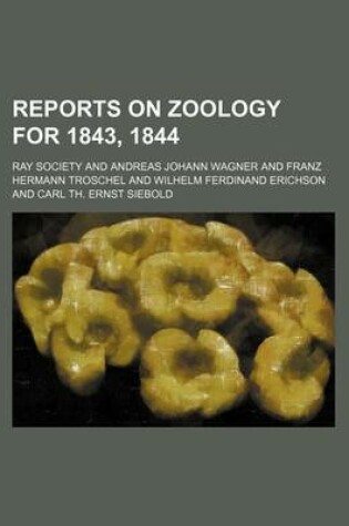 Cover of Reports on Zoology for 1843, 1844