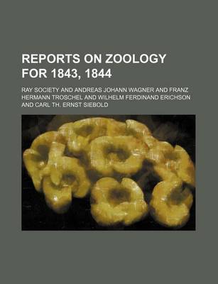 Book cover for Reports on Zoology for 1843, 1844