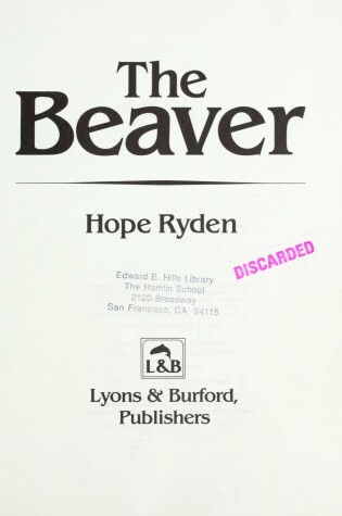 Cover of The Beaver