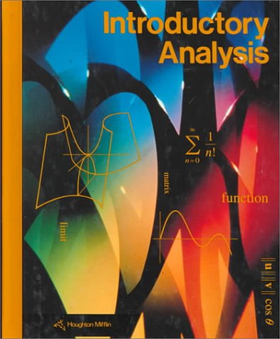 Book cover for Introductory Analysis