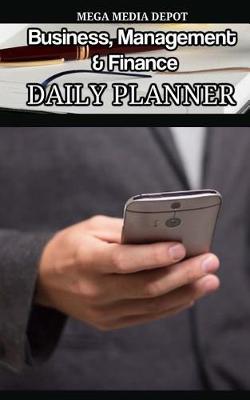 Book cover for Business, Management & Finance Daily Planner Book