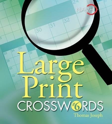 Book cover for Large Print Crosswords #6