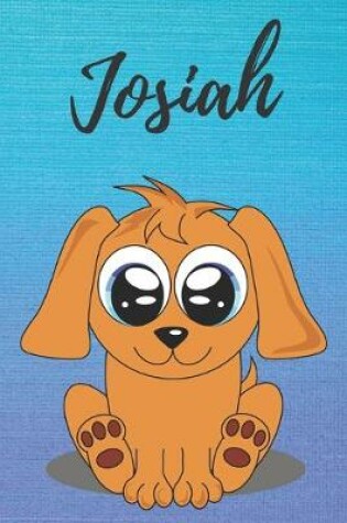 Cover of Josiah dog coloring book / notebook / journal / diary