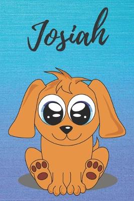 Book cover for Josiah dog coloring book / notebook / journal / diary