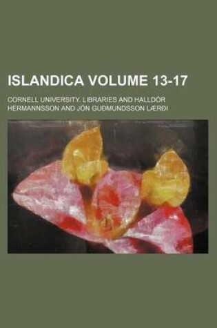 Cover of Islandica Volume 13-17