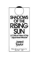 Book cover for Shadows of the Rising Sun