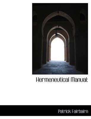 Book cover for Hermeneutical Manual