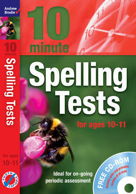 Book cover for Ten Minute Spelling Tests for Ages 10-11