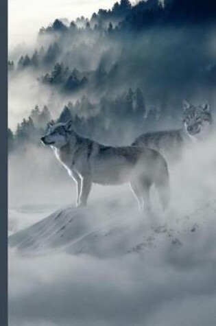 Cover of Winter Wonderland - Two Wolves in a Snow Filled Forest