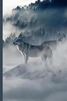 Book cover for Winter Wonderland - Two Wolves in a Snow Filled Forest