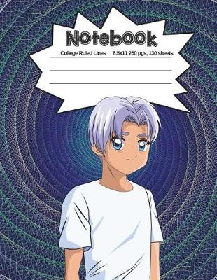 Book cover for Manga Boy Notebook