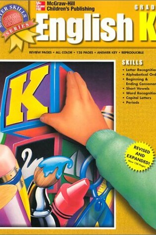 Cover of Master English Workbook Grade K