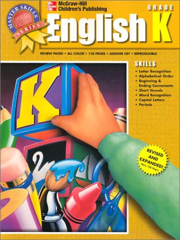 Book cover for Master English Workbook Grade K