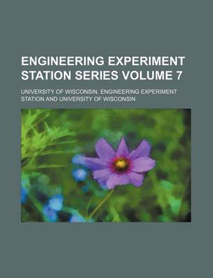 Book cover for Engineering Experiment Station Series Volume 7